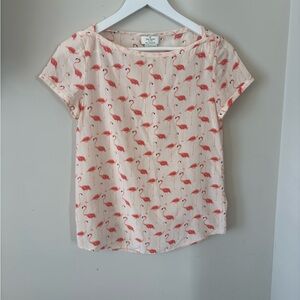 Kate Spade Flamingo Top